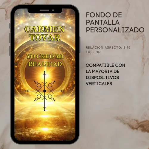 💖Fondo de Pantalla Personalizado para Manifestar Deseos + Guía de uso y ritual para activar la energía del fondo.