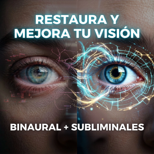 🎧 RESTAURA TU VISIÓN: Binaural 6 Hz + Subliminales para Reparación Ocular y Mejora Visual (1 Hora)