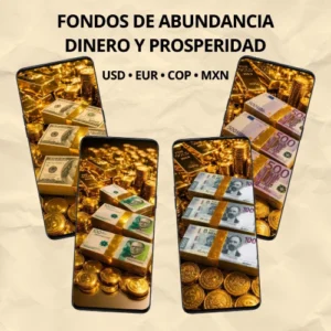 💰 Fondos de Pantalla de Abundancia y Dinero por País + Guía de Activación Energética